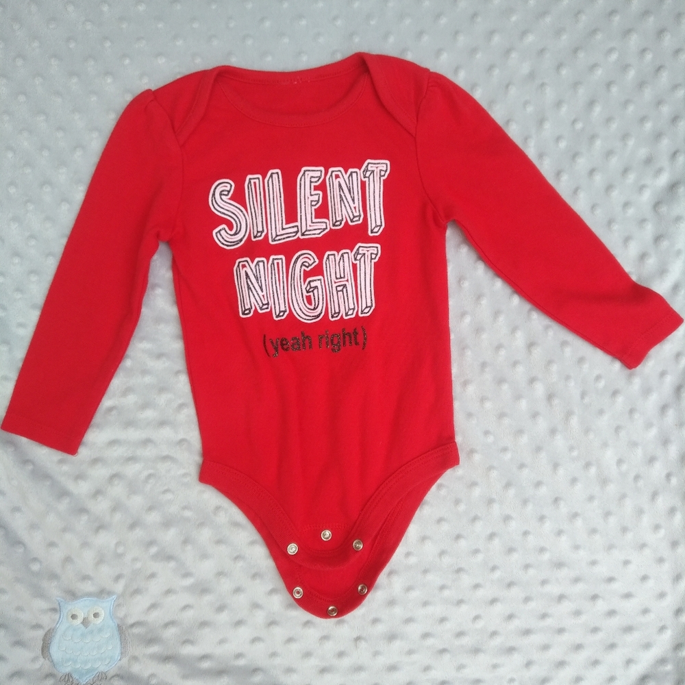 4/$20 Toddler Christmas long onesie 18 months